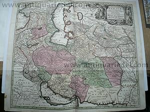 Persia, anno 1740, map, Seutter Matthäus