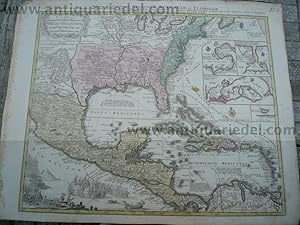 Carribean/Florida/America, anno 1760, Lotter T.C. "Mappa Geograp