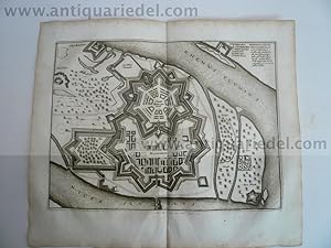 Mannheim anno 1650, Grundriss, Merian Matthäus, Topographia Pala
