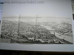 Würzburg-Herbipolis, anno 1648, Merian, Panoramaansicht