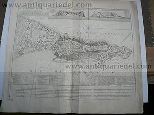 Bild des Verkufers fr Plan geometral de Gibraltar, anno 1756, Beaurain Jean zum Verkauf von Hammelburger Antiquariat