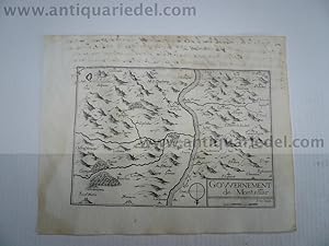 Montelimar, anno 1634 map, Tassin Nicolas