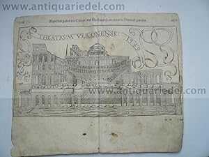 Verona, anno 1560, "Theatrum Veronese 1549" Sebastian Münster