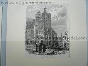 Bild des Verkufers fr Wesel, Holzschnitt, anno 1890, hinter Passepartout montiert, 24 zum Verkauf von Hammelburger Antiquariat