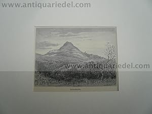 Bild des Verkufers fr Hohenstaufen, Holzstich, anno 1890, hinter Passepartout montiert zum Verkauf von Hammelburger Antiquariat