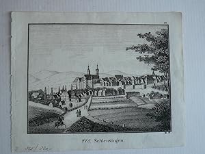 Schleusingen, anno 1830, Litho, Hellfarth, Blattmaß: 18x23 cm.