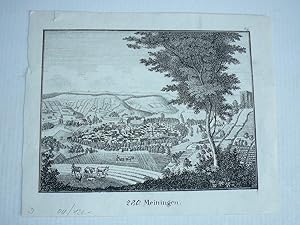 Meiningen, anno 1830, Litho, Hellfarth, Blattmaß: 18x23 cm.