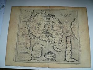 FIONIA-Per Gerardum Mercatorem, 1595, map