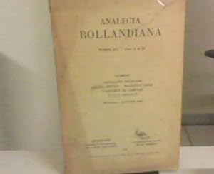 Seller image for Analecta Bollandiana. Tomus LVI - Fasc. I. et II. for sale by Zellibooks. Zentrallager Delbrck