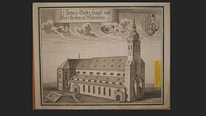 St. Peters Gotts Haus und Pfarrkirchen in München.