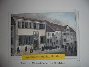 Luther's Geburtshaus in Eisleben.