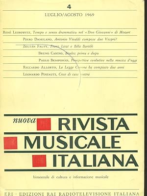 Nuova rivista musicale italiana 4/1969