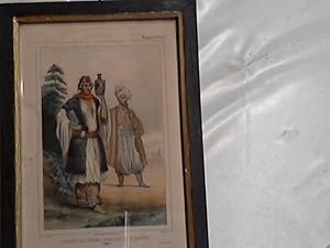 Costumes des environs de Naplouse et de Nazareth. Syrie, Syria. Voyage en orient. orig. lithograp...