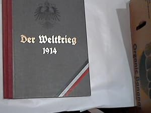 WELTKRIEG 1914. Gesammelte Extrablätter der Lahrer Zeitung. Sammelmappe ohne Inhalt.