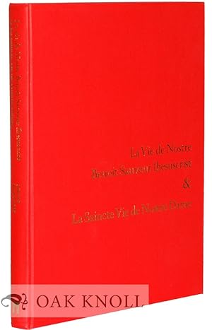 Imagen del vendedor de VIE DE NOSTRE BENOIT SAUVEUR IHESUSCRIST & LA SAINCTE VIE DE NOSTRE DAME.|LA a la venta por Oak Knoll Books, ABAA, ILAB