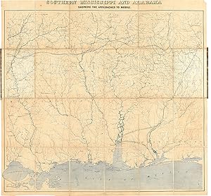 Southern Mississippi and Alabama Showing the Approaches to Mobile