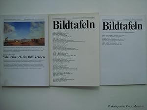 Imagen del vendedor de Konvolut aus 3 Bnden: (1) Wie lerne ich ein Bild kennen. Kunstpdagogische Schriften Band 2. (Sekundarstufe 1). (2) Bildtafeln. Mit 43 einzelnen Farbtafeln (3) Bildtafeln. Ergnzungsmappe zu Band 2 (Sekundarstufe 1) und Band 3 (Primarstufe). Mit 8 einzelnen Farbtafeln a la venta por Antiquariat Hans-Jrgen Ketz