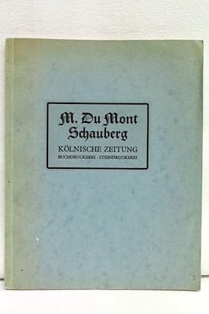 M.Du Mont Schauberg, Kölnische Zeitung Wochenausgabe zur Kölnischen Zeitung. Stadt-Anzeiger für K...