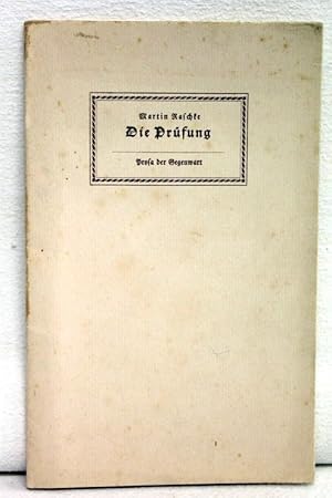 Imagen del vendedor de Die Prfung. Prosa der Gegenwart. a la venta por Antiquariat Bler