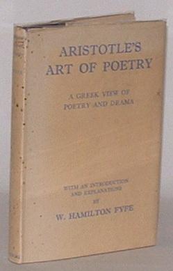 Bild des Verkufers fr Aristotle's Art of Poetry: A Greek View of Poetry and Drama zum Verkauf von Renaissance Books, ANZAAB / ILAB