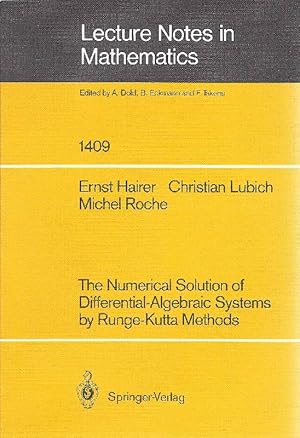 Imagen del vendedor de The numerical solution of differential algebraic systems by Runge-Kutta methods a la venta por Antiquariat Lcke, Einzelunternehmung