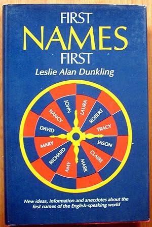 Seller image for First Names First for sale by Ken Jackson