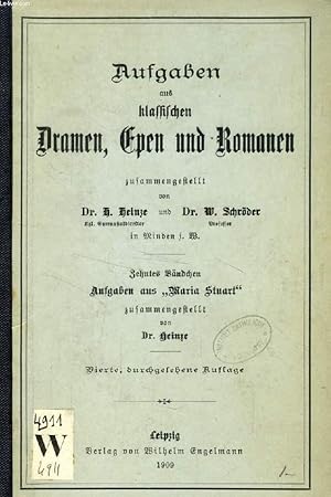 Seller image for AUFGABEN AUS 'MARIA STUART' (AUFGABEN AUS KLASSISCHEN DRAMEN, EPEN UND ROMANEN, ZEHNTES BNDCHEN) for sale by Le-Livre