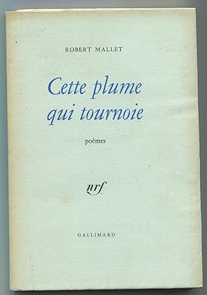 Image du vendeur pour Cette plume qui tournoie mis en vente par LibrairieLaLettre2