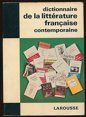 Imagen del vendedor de Dictionnaire de la littrature franaise contemporaine a la venta por LibrairieLaLettre2