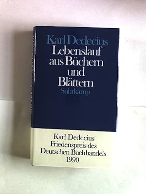 Seller image for Lebenslauf aus Bchern und Blttern. for sale by Antiquariat Bookfarm