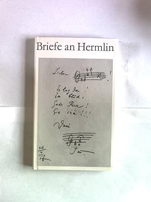 Imagen del vendedor de Briefe an Hermlin 1946-1984. a la venta por Antiquariat Bookfarm