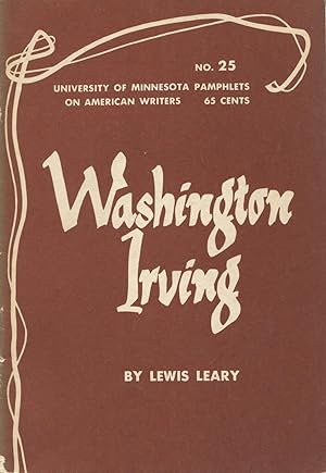 Seller image for Washington Irving for sale by Kenneth A. Himber