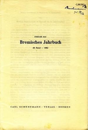 Bremer Beziehungen zu Rostock im 13. Jahrhundert. Abdruck aus: »Bremisches Jahrbuch«. 48. Band, 1...