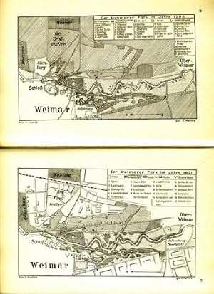 Park um Weimar. Ein Buch von Dichtung und Gartenkunst.