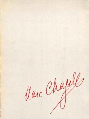 Marc Chagall. Ausgewählte Graphik. [Katalog der Ausstellung im] Haus der Kunst München 5. August ...