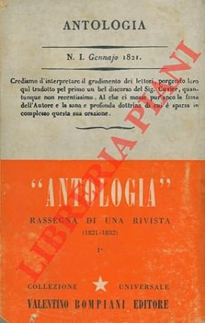 Antologia della "Antologia". Rassegna di una rivista (1821 - 1832)