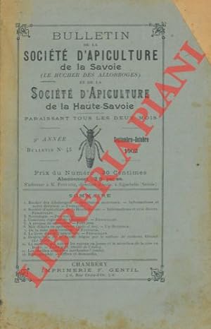 Bulletin de la Sociétè d'apiculture de la Savoie "Les rucher des allobroges".