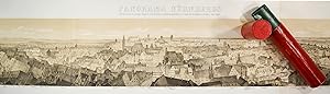 NÜRNBERG. "Panorama Nürnbergs vom Kranze des St. Lorenzer Thurmes nach der Natur gezeichnet, hera...
