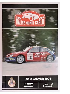 AFFICHE : 72ème RALLYE MONTE-CARLO