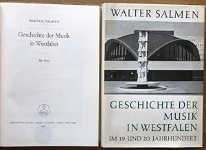 Immagine del venditore per Geschichte der Musik in Westfalen. Bd. 1: bis 1800, Bd. 2: im 19. und 20. Jahrhundert. venduto da Antiquariat Lohmann