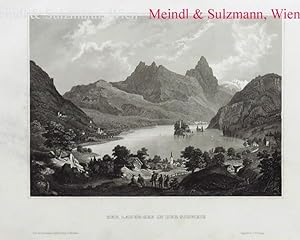 Imagen del vendedor de Der Lauer-See in der Schweiz". a la venta por Antiquariat MEINDL & SULZMANN OG