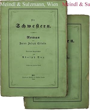 Image du vendeur pour Die Schwestern. Roman. Aus dem Ungarischen von Adolph Dux. 2 Bnde. mis en vente par Antiquariat MEINDL & SULZMANN OG