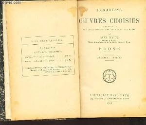 Seller image for OEUVRES CHOISIES / 2e EDITION. for sale by Le-Livre