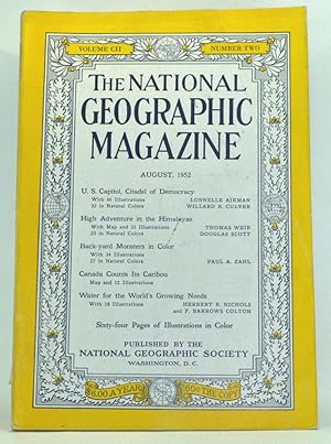 Imagen del vendedor de The National Geographic Magazine, Volume 102, Number 2 (August 1952) a la venta por Cat's Cradle Books
