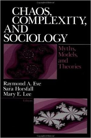 Imagen del vendedor de Chaos, Complexity, and Sociology: Myths, Models, and Theories a la venta por Librairie La fort des Livres