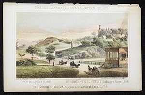 Terminus of the Main Drive in Central Park, 110th St. [chromolithograph from Valentine's Manual o...