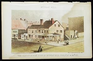 The Oldest House Foot of Murray Hill, cor. 3d Av. & 34th St. [chromolithograph from Valentine's M...