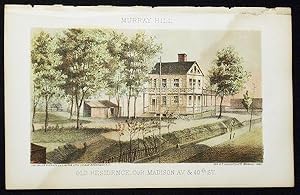 Old Residence, cor. Madison Av. & 40th St. [chromolithograph from Valentine's Manual of the Corpo...