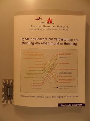 Image du vendeur pour Handlungskonzept zur Verbesserung der Ordnung am Arbeitsmarkt in Hamburg. Intensivierung der Bekmpfung illegaler Beschftigung und Schwarzarbeit. mis en vente par Druckwaren Antiquariat