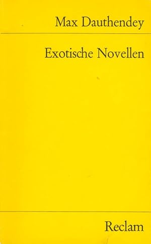 Image du vendeur pour Exotische Novellen mis en vente par The Haunted Bookshop, LLC